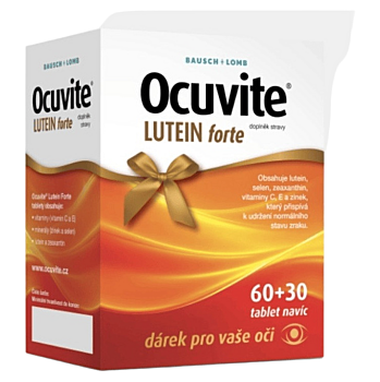 OCUVITE Lutein Forte 60 tabliet +30 tabliet darček (Zrak, oči) - Prírodné