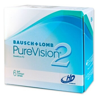 BAUSCH & LOMB PureVision 2 HD Mesačné kontaktné šošovky 6 kusov, Počet dioptrií: -2,5, Počet ks: 6 ks, Priemer: 14,0, Zakrivenie: 8,6