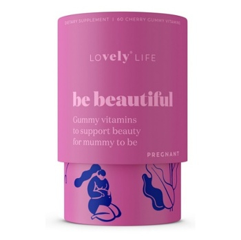VELY Be beautiful gumové vitamíny na podporu krásy mamy aj bábätka 60 kusov, expirácie