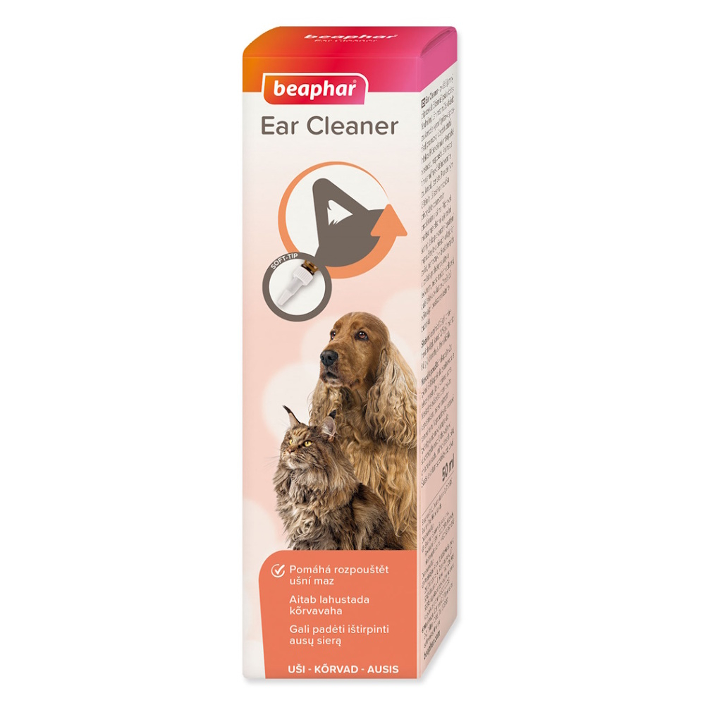 E-shop BEAPHAR Ear Cleaner ušné kvapky pre psov a mačky 50 ml