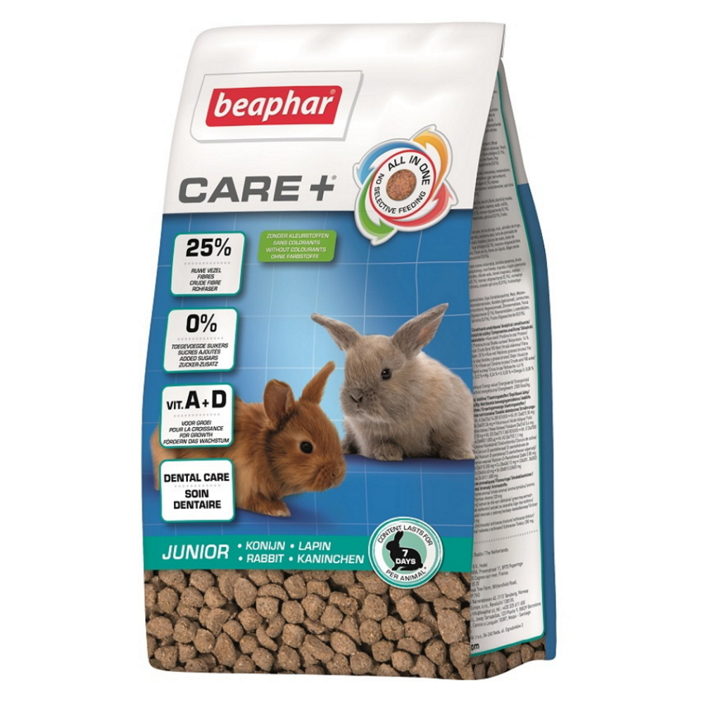 E-shop BEAPHAR Care+ krmivo junior králik 1,5 kg