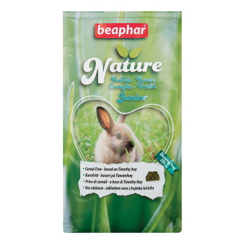 BEAPHAR Nature rabbit junior krmivo pre králíky 1,25 kg