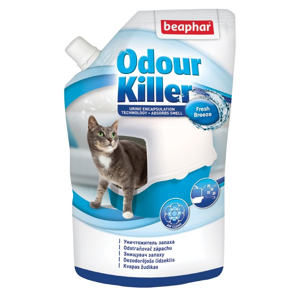 BEAPHAR Odour Killer Odstraňovač zápachu pre mačacie toalety 400 g, poškodený obal