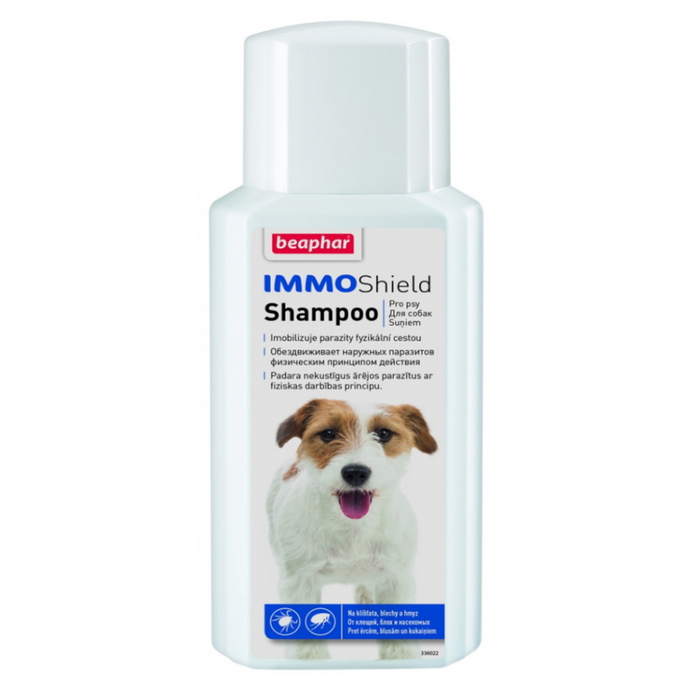 E-shop BEAPHAR Šampón Immo Shield antiparazitárny pre psov 200 ml