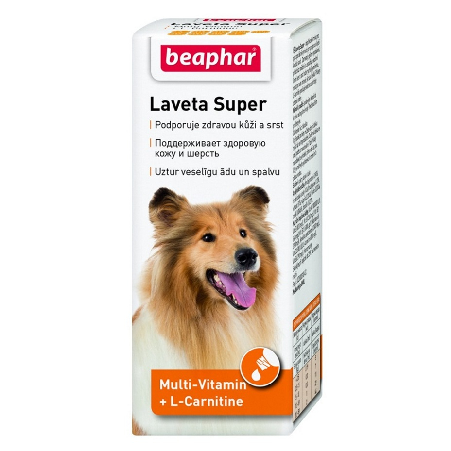 E-shop BEAPHAR Laveta Super Kvapky vyživujúce srsť pre psov 50 ml