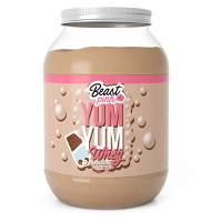 GYMBEAM BeastPink Yum yum whey proteín čokoláda lieskový oriešok 1000 g