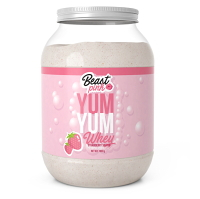 GYMBEAM BeastPink Yum yum biela biela strawberry splash 1000 g