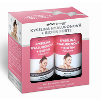 MOVIT ENERGY Beauty darčekový balíček Kyselina hyalurónová + Biotin forte 60 + 60 kapsúl