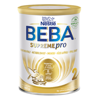 BEBA SUPREMEpro 2 dojčenské mlieko od ukončeného 6. mesiaca 6HMO 800 g