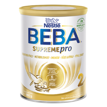 BEBA SUPREMEpro 2 dojčenské mlieko od ukončeného 6. mesiaca 6HMO 800 g