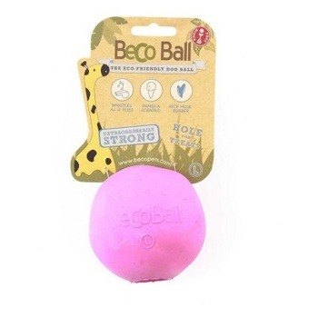 BECO Ball EKO loptička pre psov - ružová M