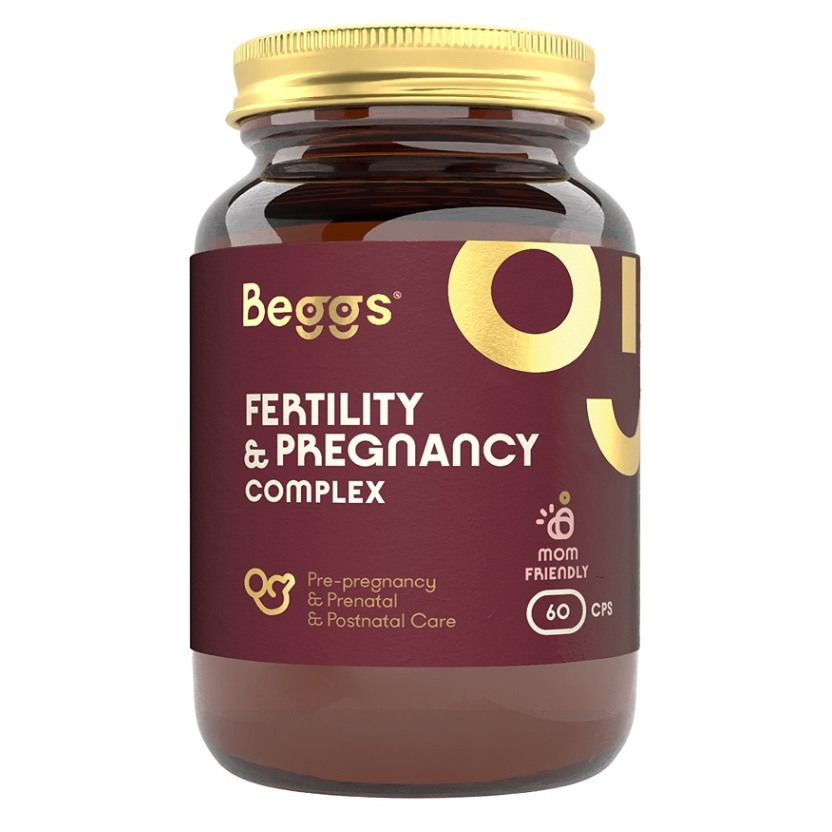 Beggs Fertility + Pregnancy COMPLEX kapsuly na podporu plodnosti pre ženy 60 cps kúpite na Mojalekaren.sk