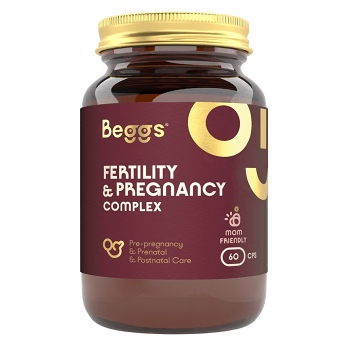 BEGGS Fertility + pregnancy complex 60 kapsúl (Multivitamíny v tehotenstve) - Viaczložkové - obrázok 1/2