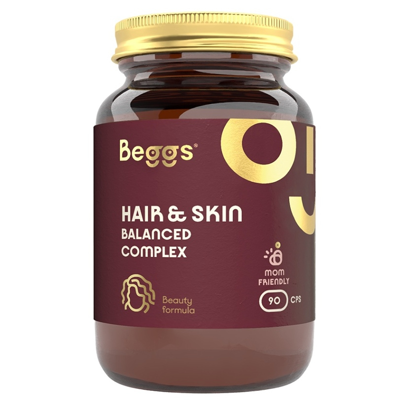 Beggs Hair & Skin Balanced Complex kapsuly pre krásne vlasy a pokožku 90 cps kúpite na Mojalekaren.sk