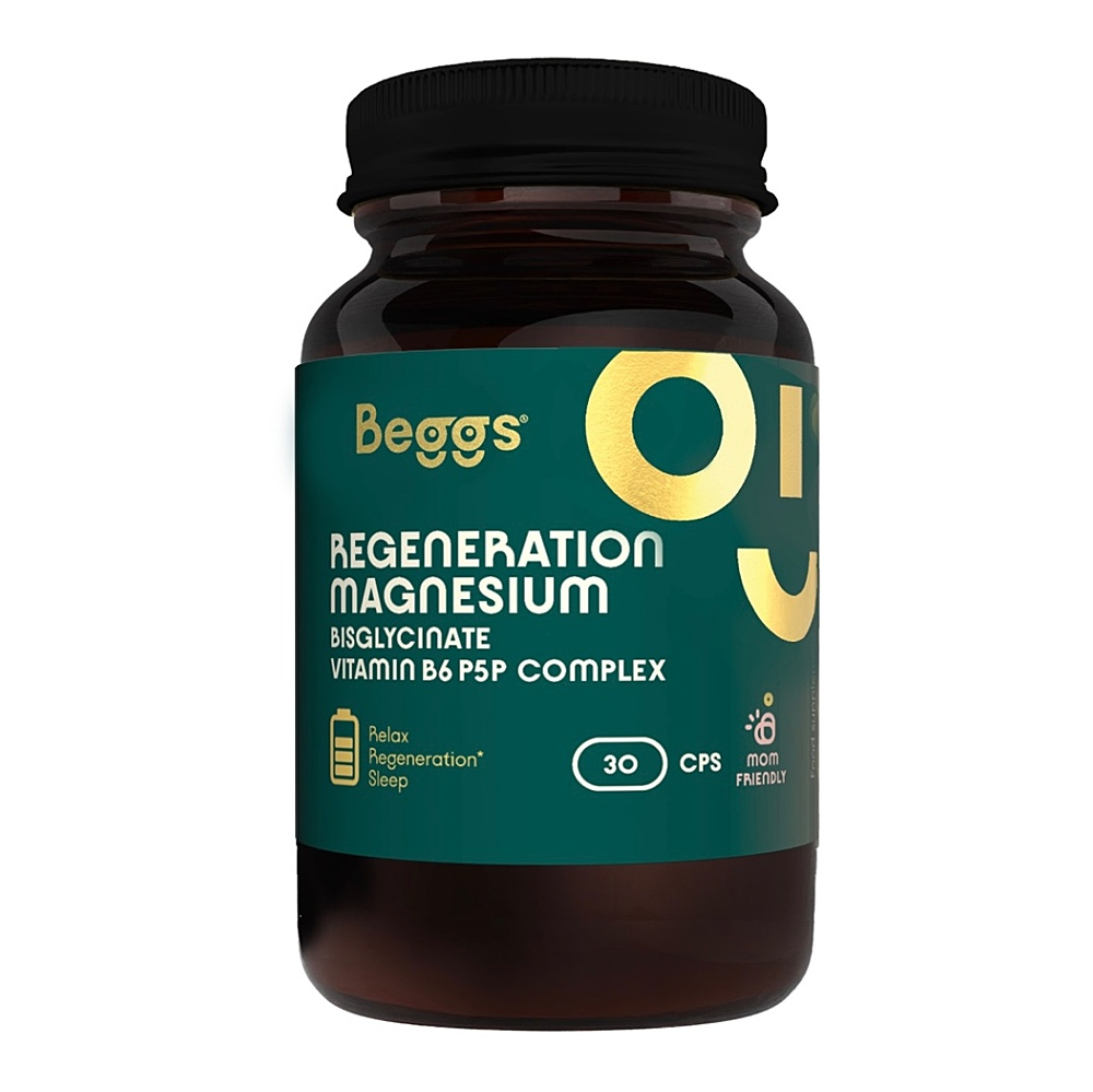 BEGGS Magnesium bisglycinate 380 mg + P5P COMPLEX 1,4 mg 30 kapsúl kúpite na Mojalekaren.sk