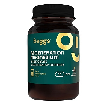 BEGGS Magnesium bisglycinate 380 mg + P5P COMPLEX 1,4 mg 30 kapsúl (Magnézium (Horčík)) - Viaczložkové