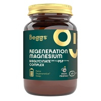 BEGGS Magnesium bisglycinate 380 mg + P5P complex 1,4 mg 60 kapsúl
