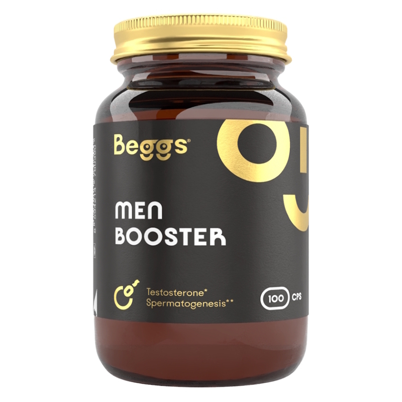 Beggs Men Booster kapsuly na podporu potencie a vitality pre mužov 100 cps