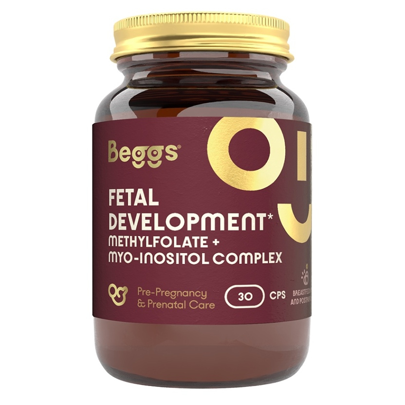 Beggs Fetal Development Methylfolate + myo-inositol COMPLEX kapsuly na podporu plodnosti pre ženy 30 cps kúpite na Mojalekaren.sk