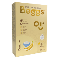 BEGGS Mliečna ryžová kaša banánová 6m+ 200 g