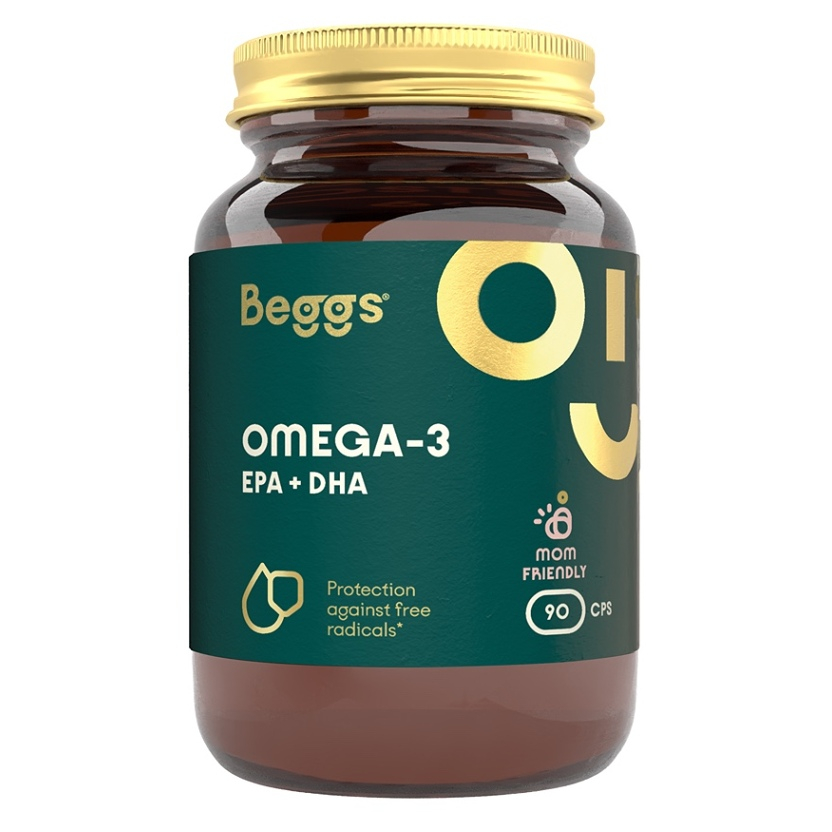 BEGGS Omega 3 a EPA + DHA 90 kapsúl kúpite na Mojalekaren.sk