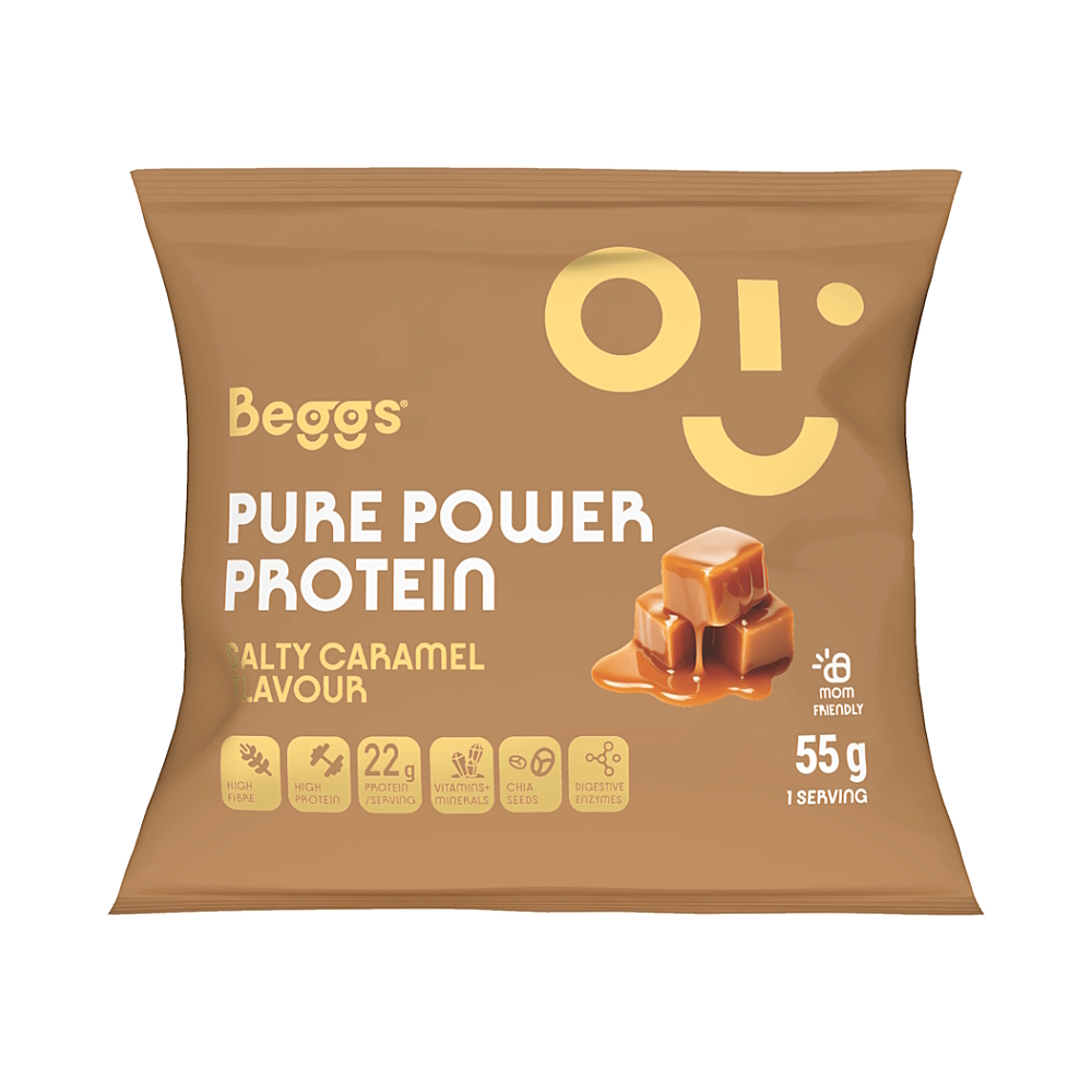 BEGGS Pure Power Protein Salty Caramel 55g kúpite na Mojalekaren.sk