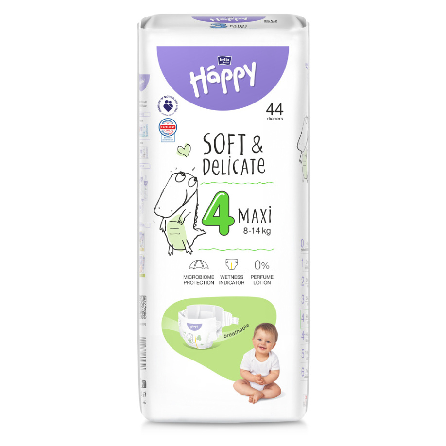 BELLA HAPPY Baby maxi 44 kusov kúpite na Mojalekaren.sk