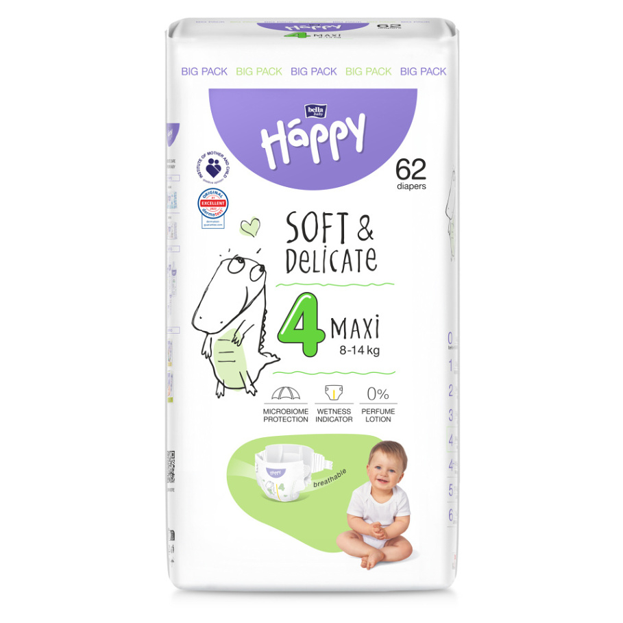 BELLA HAPPY Baby maxi 62 kusov kúpite na Mojalekaren.sk