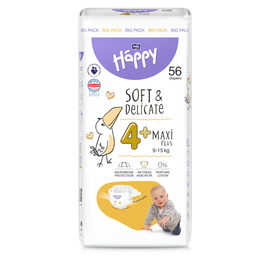 BELLA HAPPY Baby maxi plus 56 kusov kúpite na Mojalekaren.sk