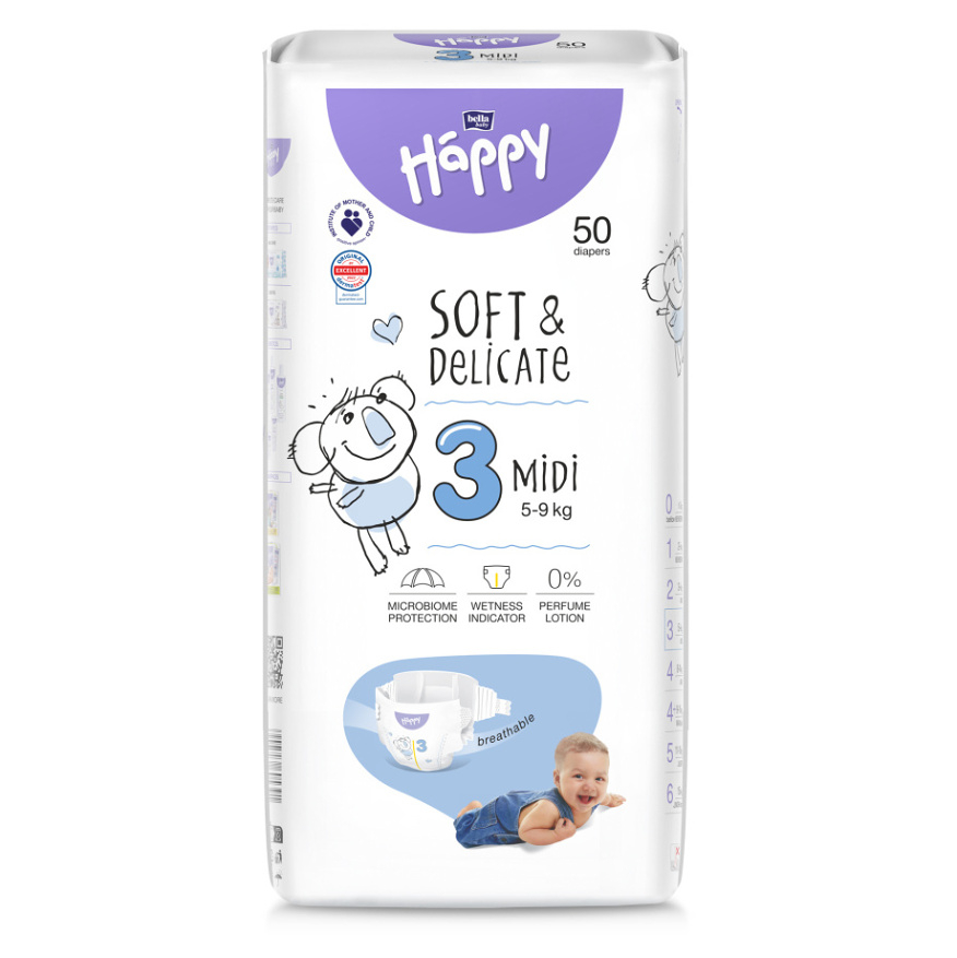 BELLA HAPPY Baby midi 50 kusov kúpite na Mojalekaren.sk