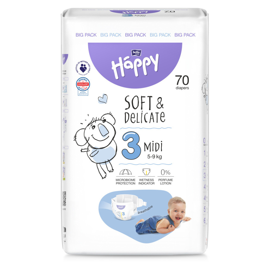 BELLA HAPPY Baby midi 70 kusov kúpite na Mojalekaren.sk