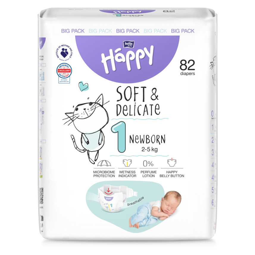 BELLA HAPPY Baby new born 82 kusov kúpite na Mojalekaren.sk
