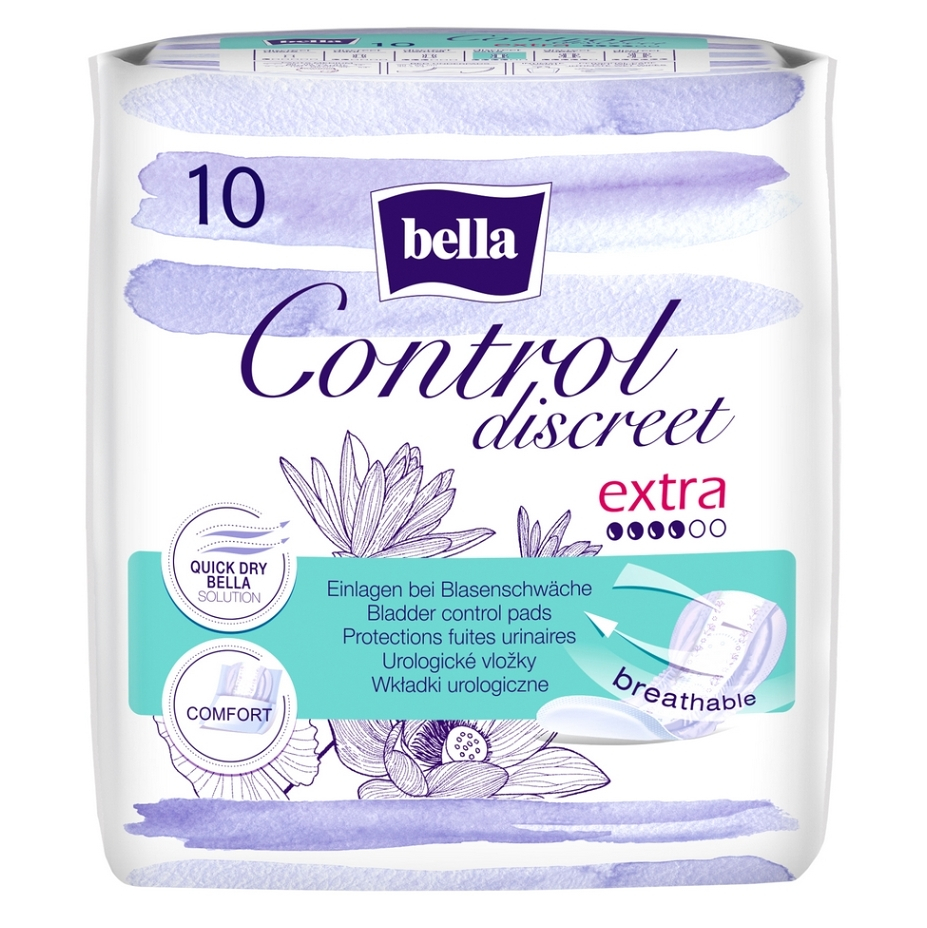 BELLA Control Discreet Extra inkontinenčné vložky 10 ks
