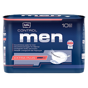 BELLA Control Men Extra Plus absorpčné vložky 10 kusov (Vložky pri inkontinencii)