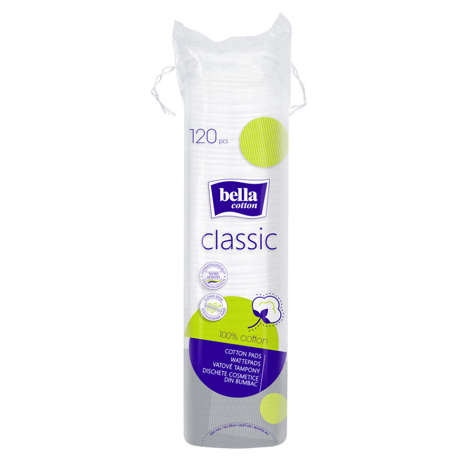 E-shop BELLA Cotton Classic Odličovacie tampóny 120 kusov