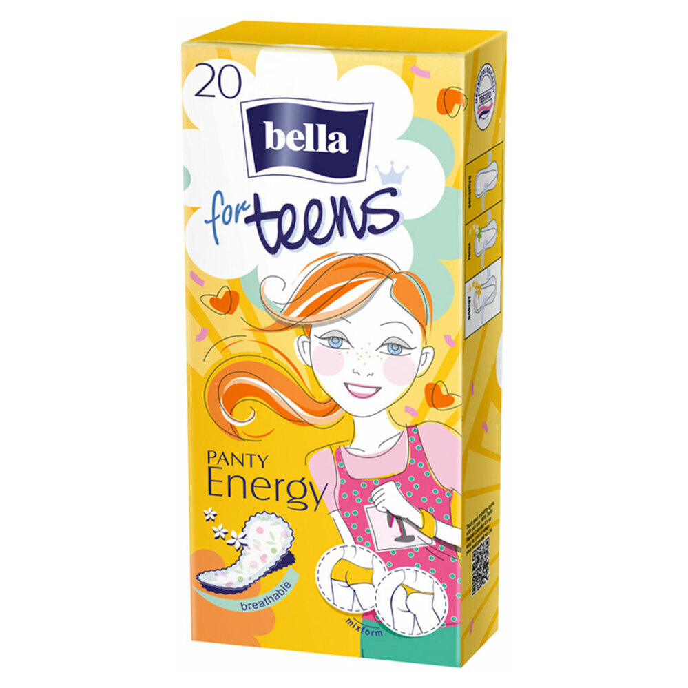E-shop BELLA For Teens slipové vložky Energy 20 kusov v balení