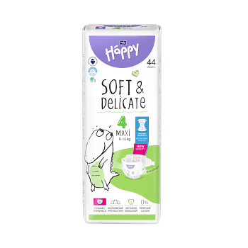 BELLA HAPPY Baby maxi 44 kusov (Plienky 4 (7 - 18 kg))