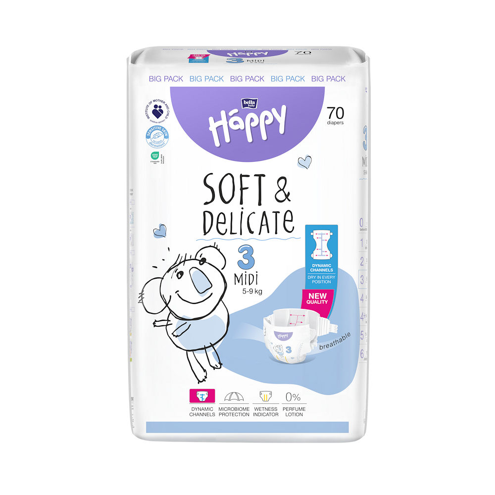 BELLA HAPPY Baby midi 70 kusov kúpite na Mojalekaren.sk