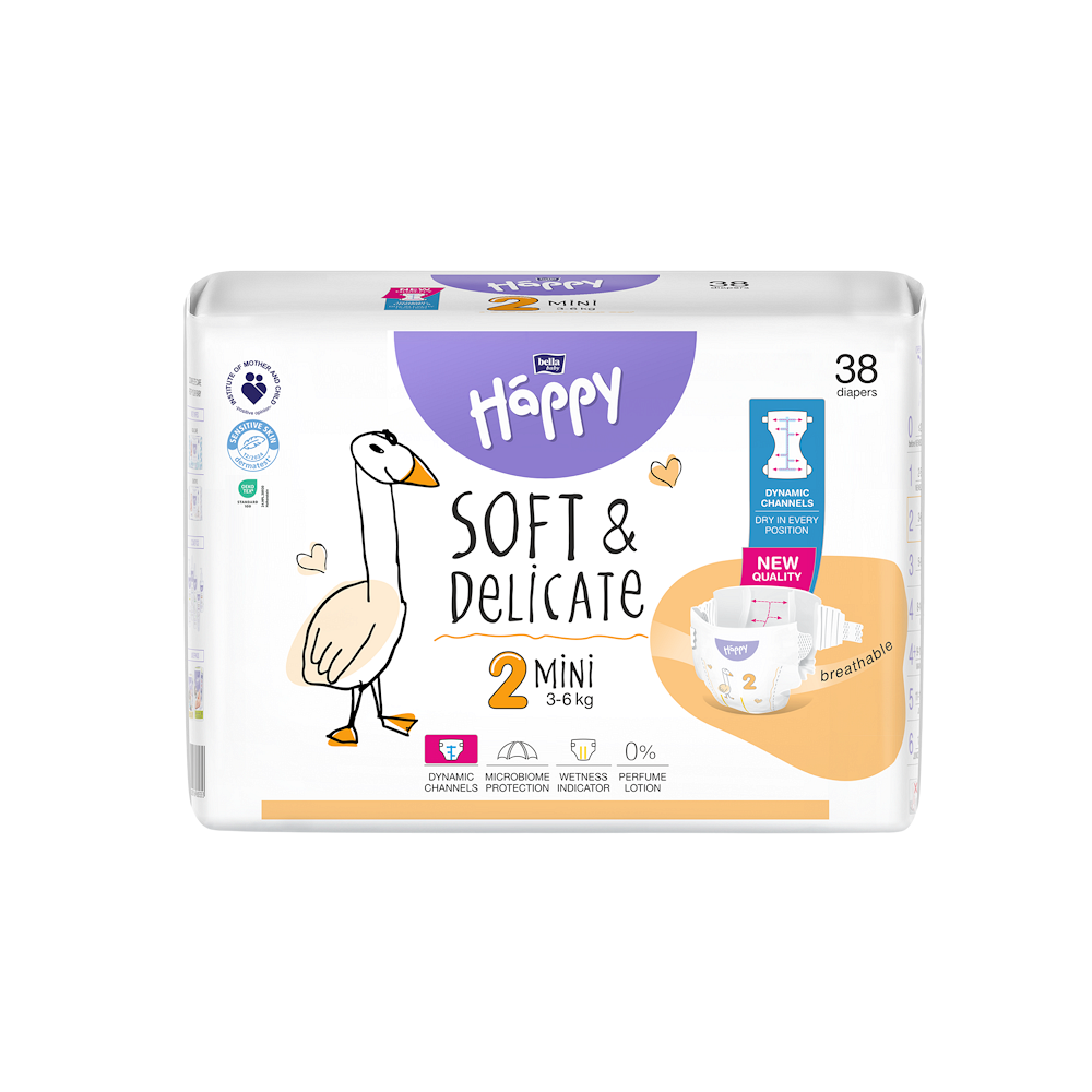 Bella Happy 2 Mini 3-6 kg 38 ks kúpite na Mojalekaren.sk