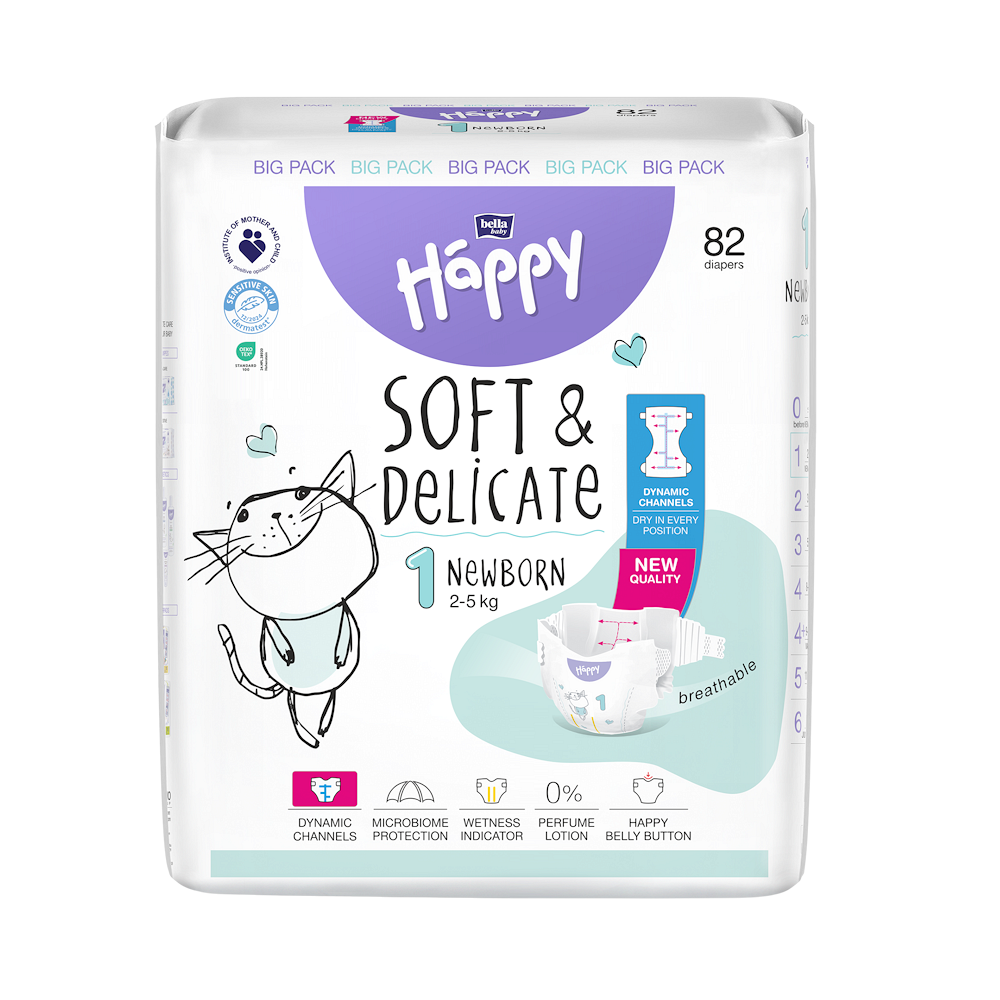 BELLA HAPPY Baby new born 82 kusov kúpite na Mojalekaren.sk