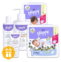 HAPPY big pack a pants + HAPPY baby detská kozmetika