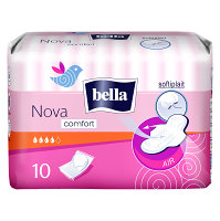 BELLA Nova Comfort Hygienické vložky s krídelkami 10 ks