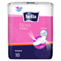 BELLA Nova Maxi Hygienické vložky s krídielkami 18 ks