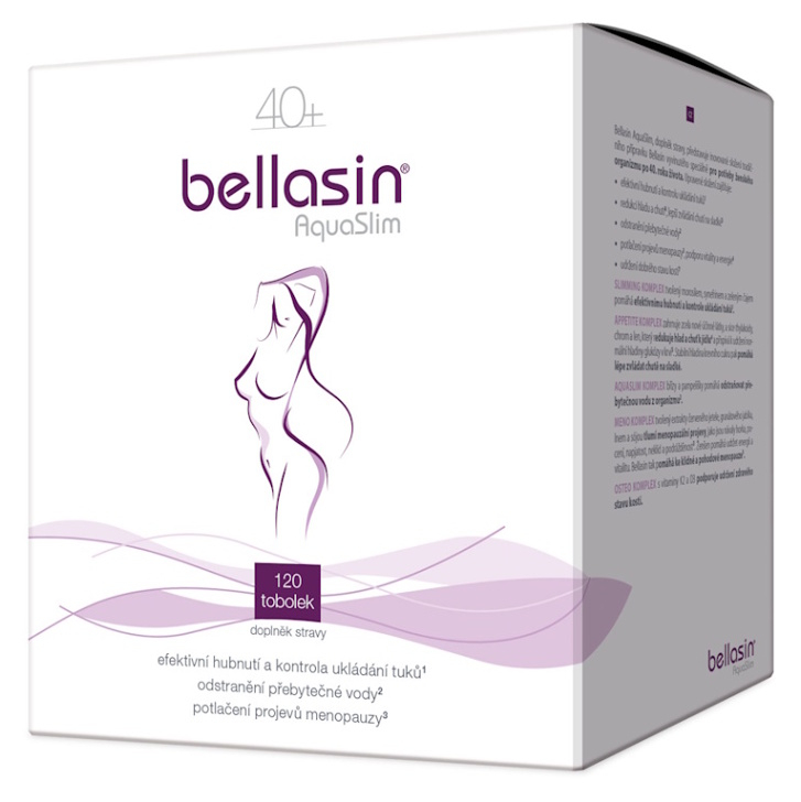 Bellasin AquaSlim tobolky na podporu komfortu pri menopauze 120 cps