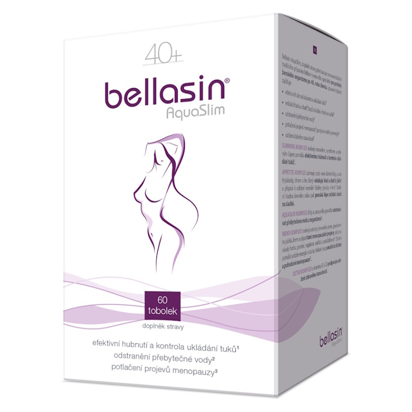 Bellasin AquaSlim tobolky na podporu komfortu pri menopauze 60 cps
