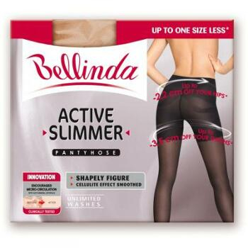Bellinda Active Slimmer tights (zoštíhľujúce pančuchy čierne) veľkosť L