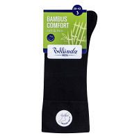 BELLINDA Pánske ponožky bambus comfort 39-42 čierne 1 kus
