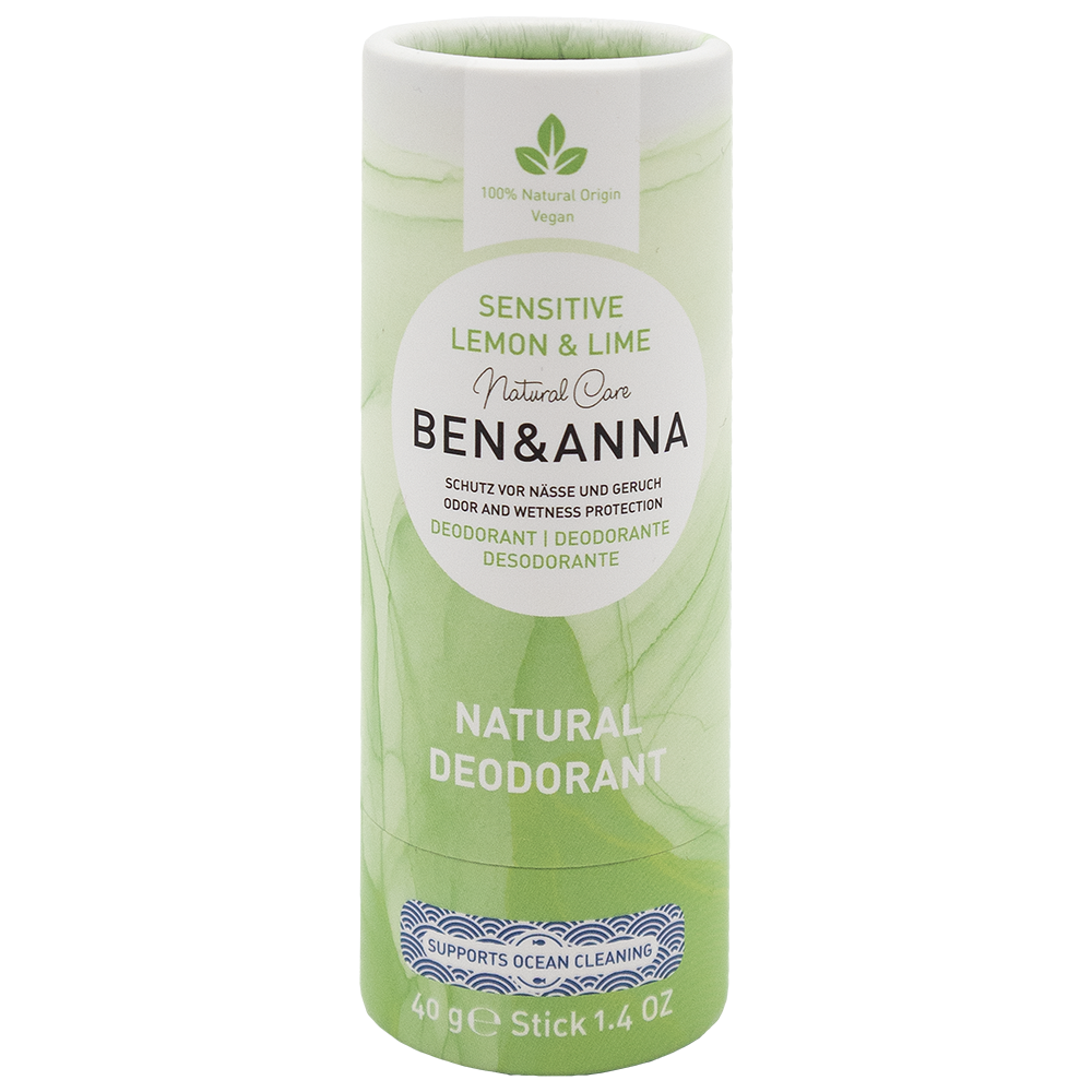 BEN & ANNA Lemon & LimeTuhý dezodorant Sensitive 40 g