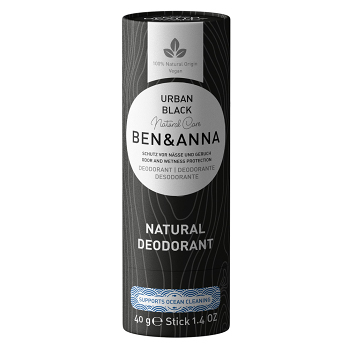 BEN & ANNA Tuhý dezodorant BIO Urban Black 40 g