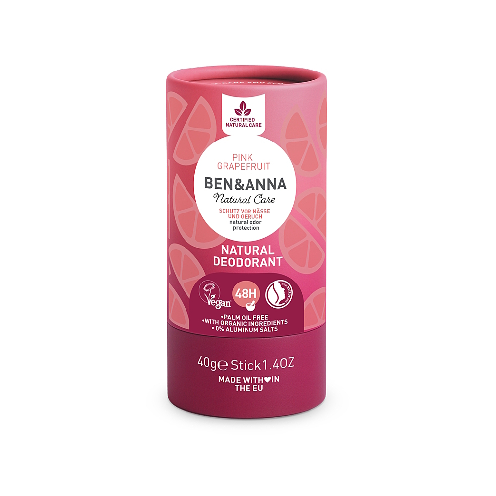 E-shop BEN & ANNA Tuhý dezodorant BIO Pink Grapefruit 40 g